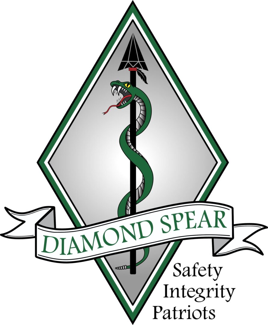 Diamond Spear- Logo with slogan and name